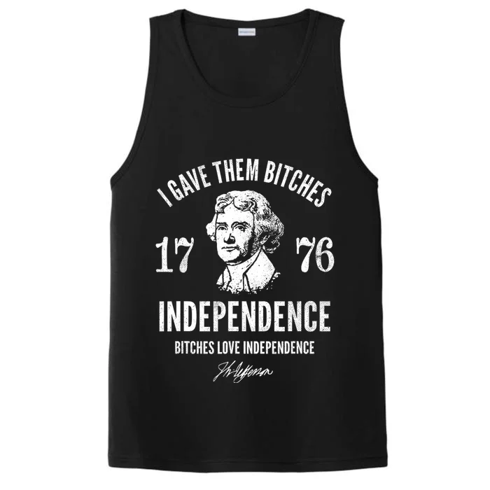 Independence 1776 I Gave Them Independence Unisex Performance Tank