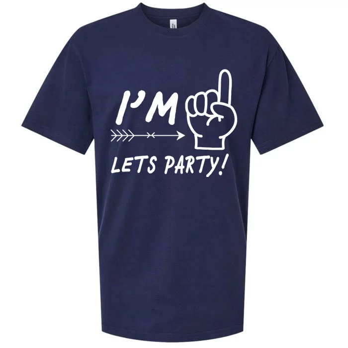 I'm 1 Lets Party! Sueded Cloud Jersey T-Shirt