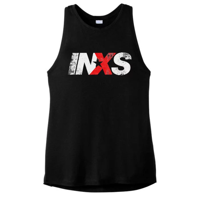 Inxs 1997 Logo Ladies Tri-Blend Wicking Tank