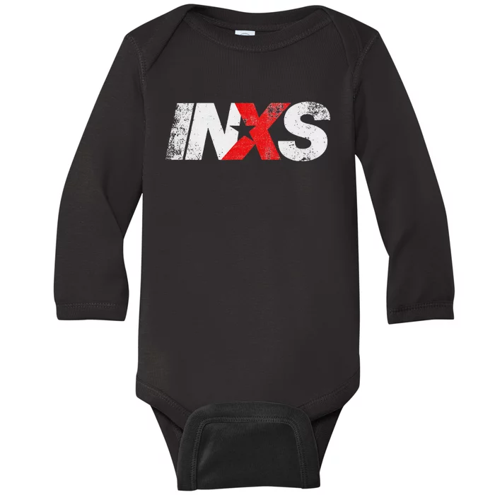 Inxs 1997 Logo Baby Long Sleeve Bodysuit