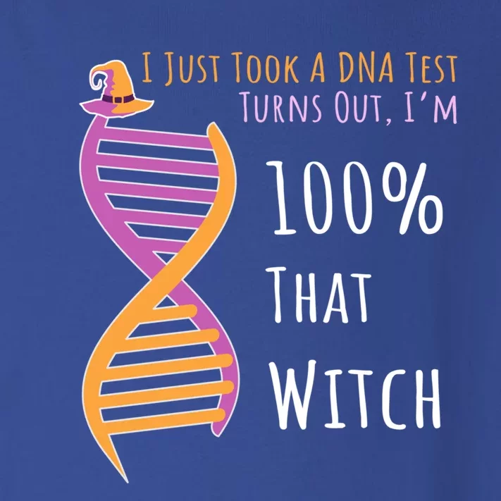 Im 100 % That Witch Dna Biology Science Cute Gift Toddler Long Sleeve Shirt