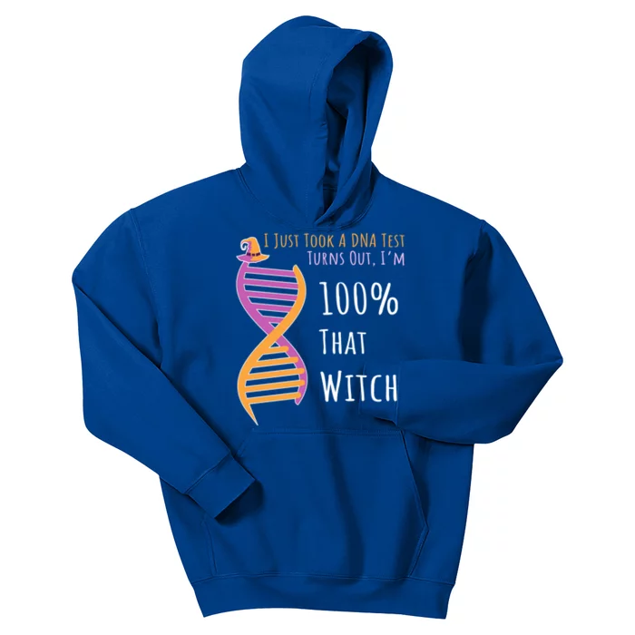 Im 100 % That Witch Dna Biology Science Cute Gift Kids Hoodie