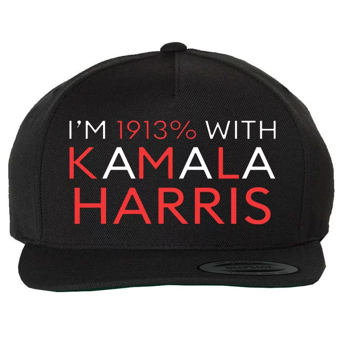 IM 1913% With Kamala Harris 2024 Wool Snapback Cap