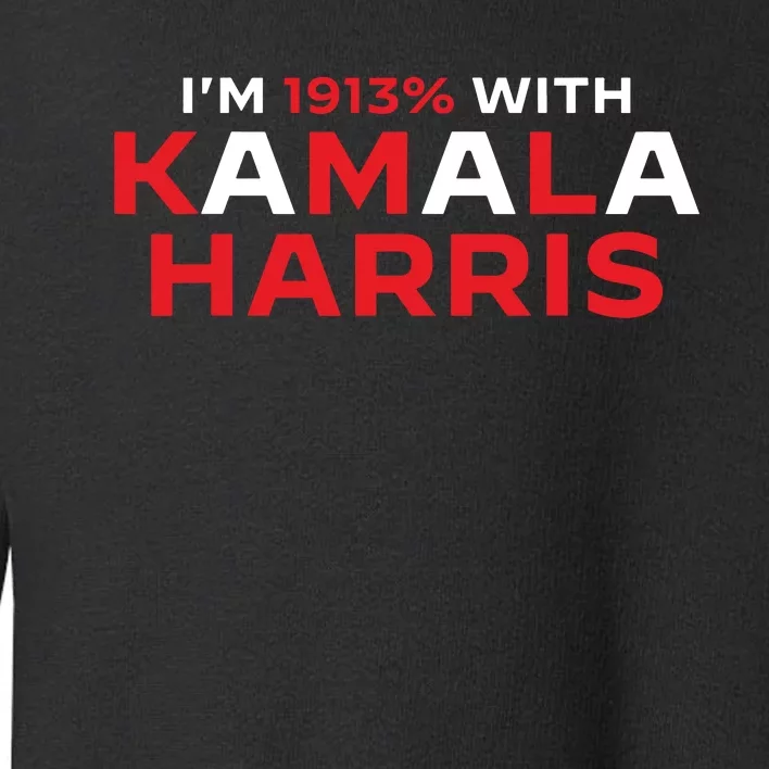 Im 1913 With Kamala Harris Funny Suffragette Usa Statement Toddler Sweatshirt