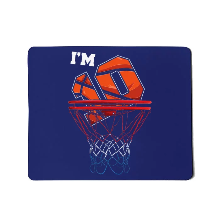 IM 10 Years Old Basketball Net Ball Game Gift Birthday Gift Mousepad