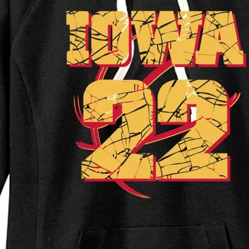 Iowa 22 Basketball Sports Fan Women's Fleece Hoodie