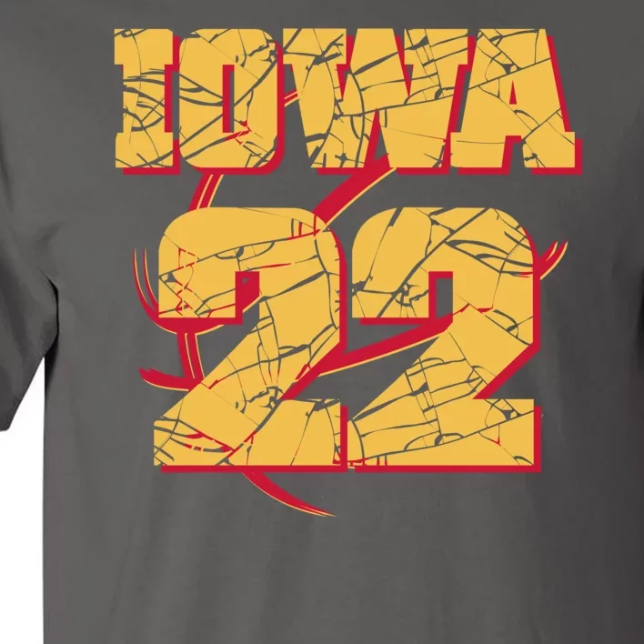 Iowa 22 Basketball Sports Fan Tall T-Shirt