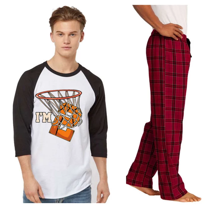 IM 2 Basketball Theme Birthday Party Celebration 2nd Raglan Sleeve Pajama Set