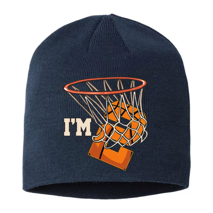 IM 2 Basketball Theme Birthday Party Celebration 2nd 8 1/2in Sustainable Knit Beanie