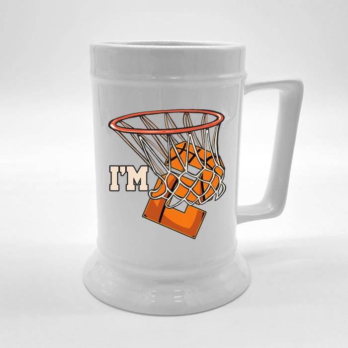 IM 2 Basketball Theme Birthday Party Celebration 2nd Front & Back Beer Stein