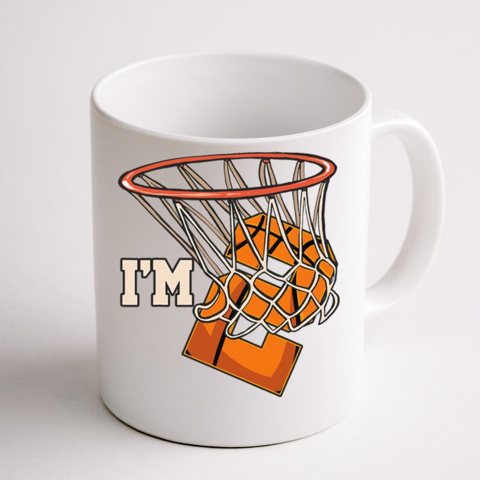 IM 2 Basketball Theme Birthday Party Celebration 2nd Front & Back Coffee Mug