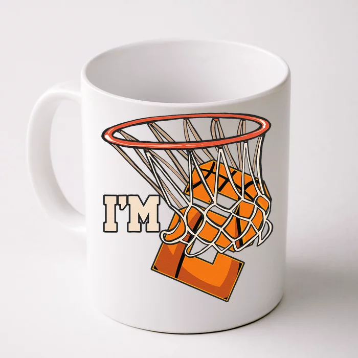 IM 2 Basketball Theme Birthday Party Celebration 2nd Front & Back Coffee Mug