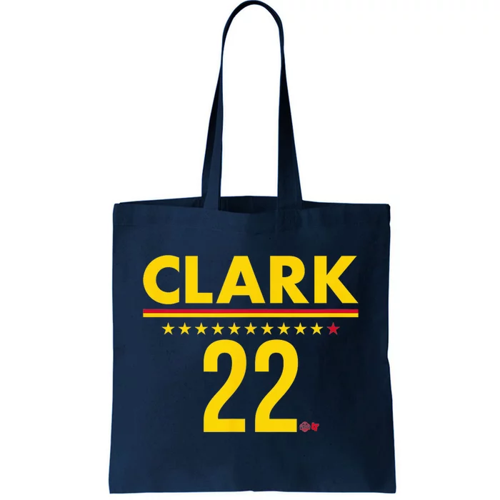 Indiana 22 Basketball 22 Ind 22 Cait Lin Clar K 22 Tote Bag