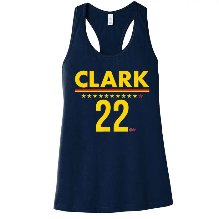 Indiana 22 Basketball 22 Ind 22 Cait Lin Clar K 22 Women's Racerback Tank