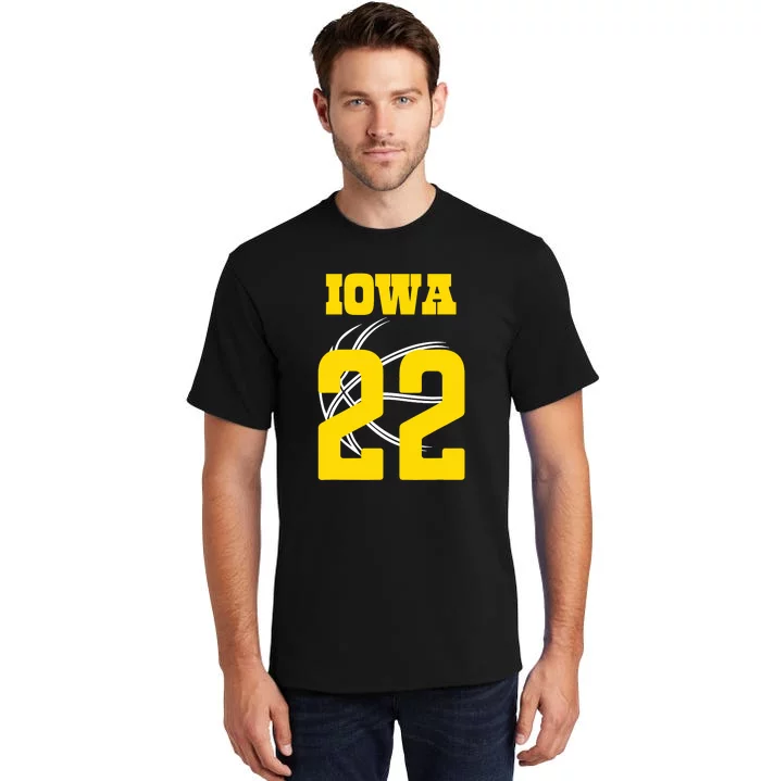 Iowa 22 Basketball Tall T-Shirt