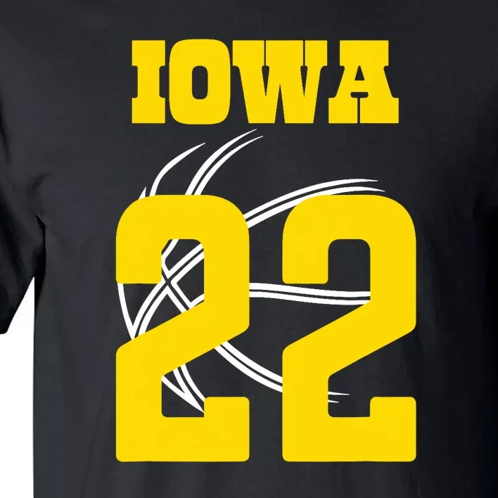 Iowa 22 Basketball Tall T-Shirt