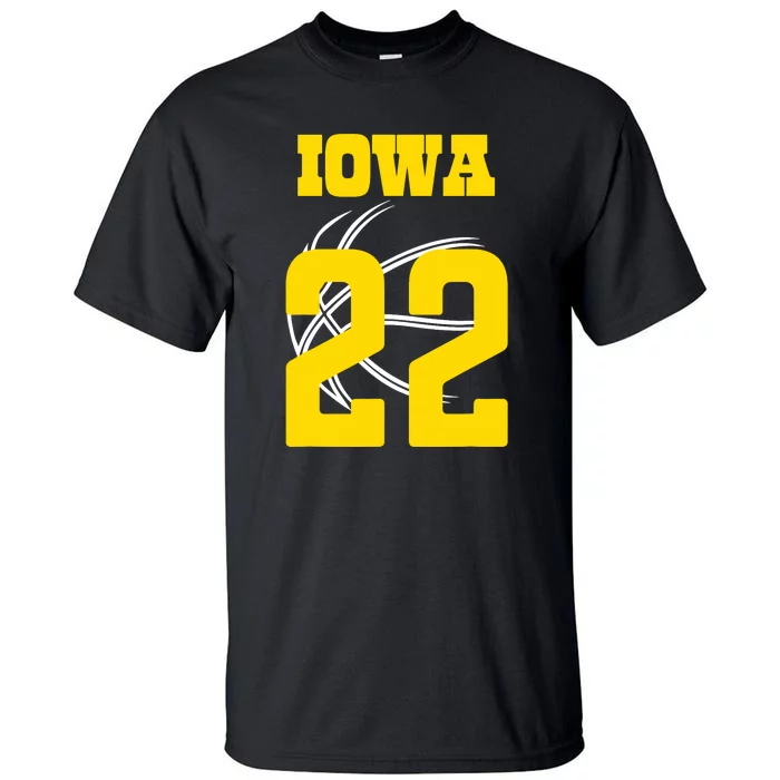 Iowa 22 Basketball Tall T-Shirt