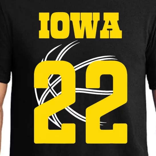 Iowa 22 Basketball Pajama Set