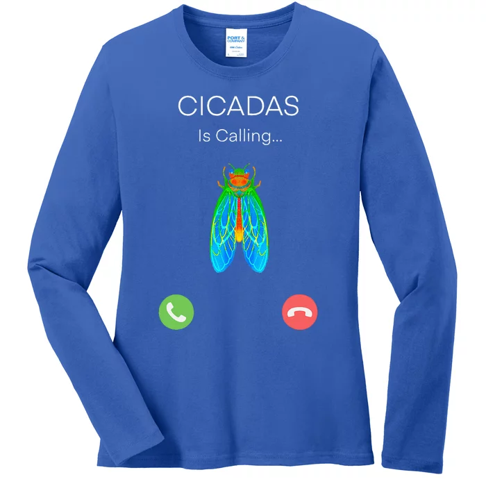 Invasion 2024 Cincadas Is Calling Ladies Long Sleeve Shirt