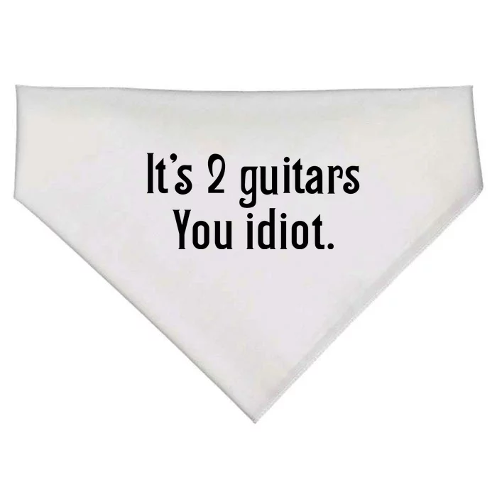 ItS 2 Guitars You Idiot USA-Made Doggie Bandana