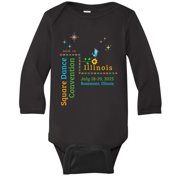 Ilsdc 2025 Square Dance Convention Baby Long Sleeve Bodysuit