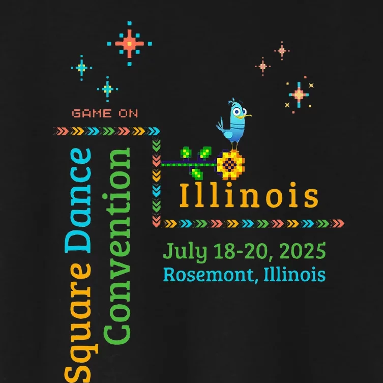 Ilsdc 2025 Square Dance Convention Women's Crop Top Tee