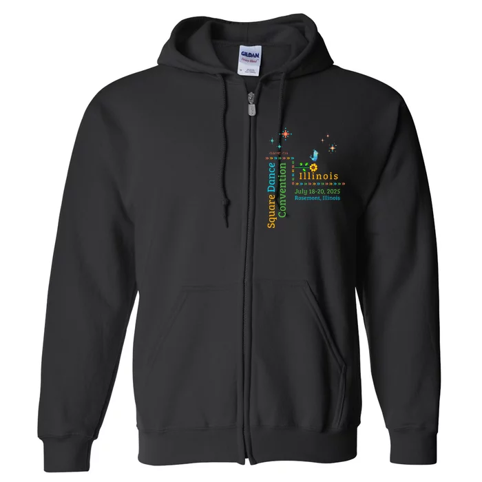 Ilsdc 2025 Square Dance Convention Full Zip Hoodie