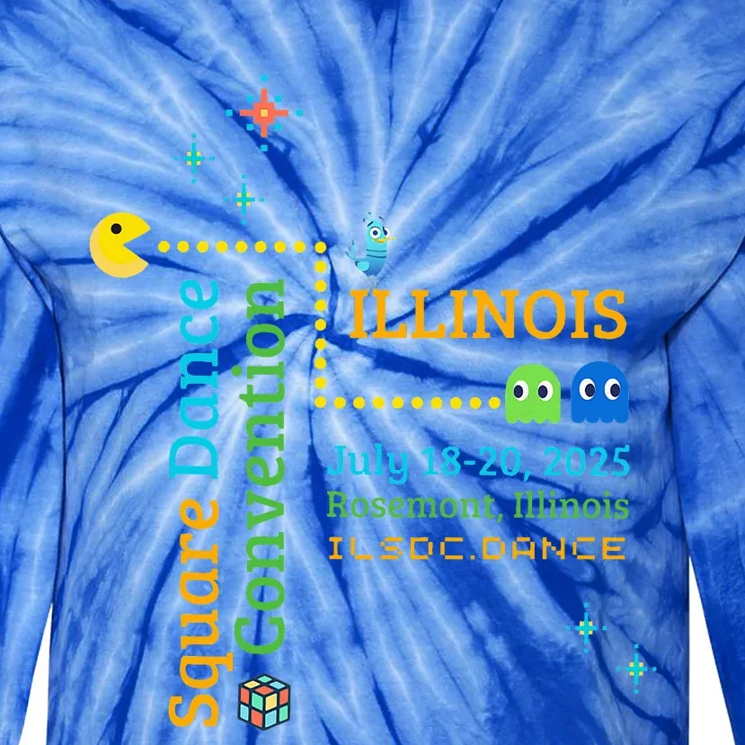 Ilsdc 2025 Square Dance Convention Tie-Dye Long Sleeve Shirt