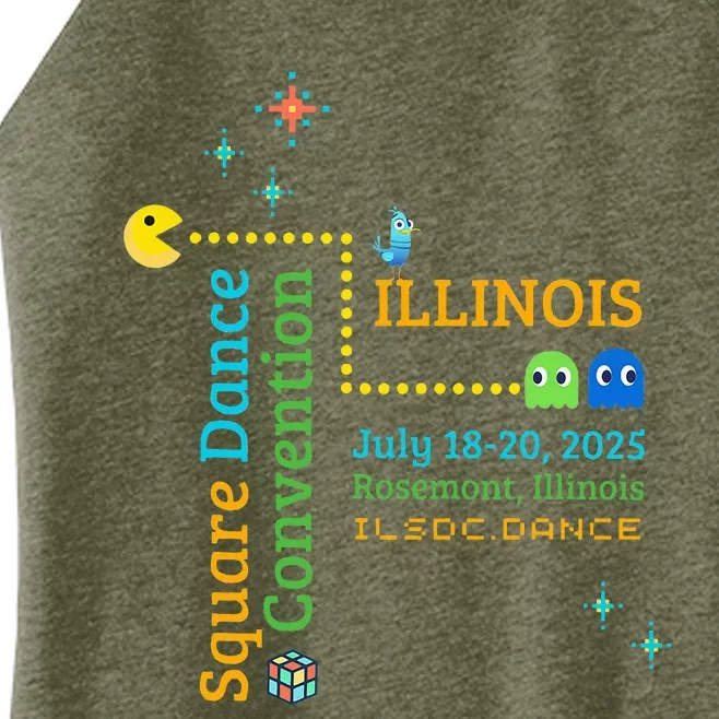 Ilsdc 2025 Square Dance Convention Women’s Perfect Tri Rocker Tank