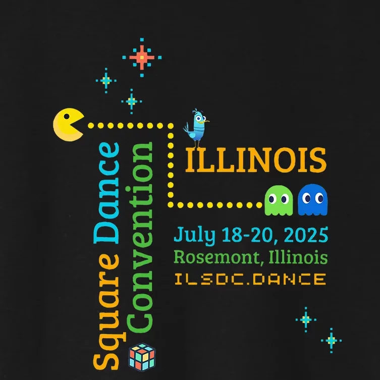 Ilsdc 2025 Square Dance Convention Women's Crop Top Tee