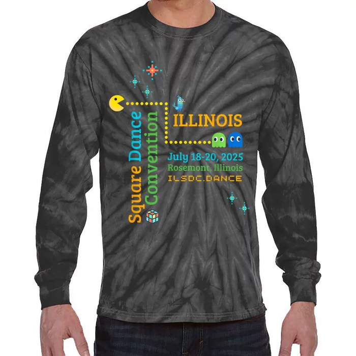 Ilsdc 2025 Square Dance Convention Tie-Dye Long Sleeve Shirt