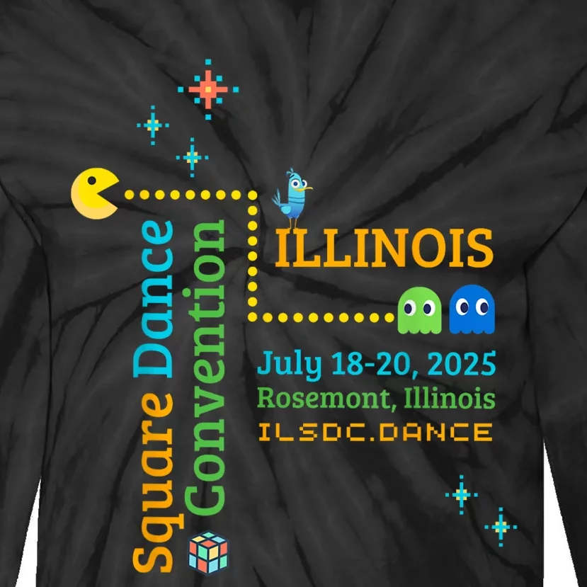 Ilsdc 2025 Square Dance Convention Tie-Dye Long Sleeve Shirt