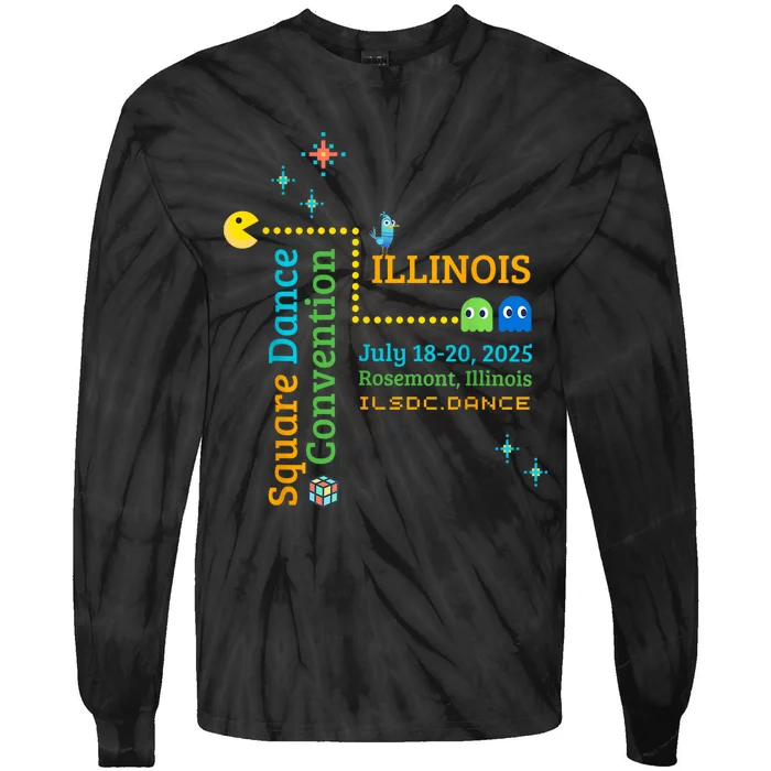 Ilsdc 2025 Square Dance Convention Tie-Dye Long Sleeve Shirt