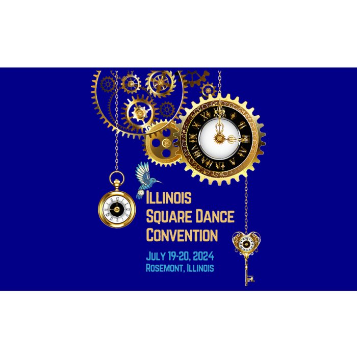 ILSDC 2024 Square Dance Convention Bumper Sticker