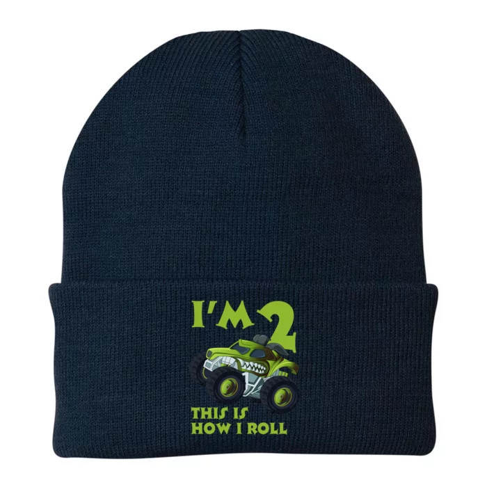 I'm 2 This Is How I Roll Monster Truck Knit Cap Winter Beanie