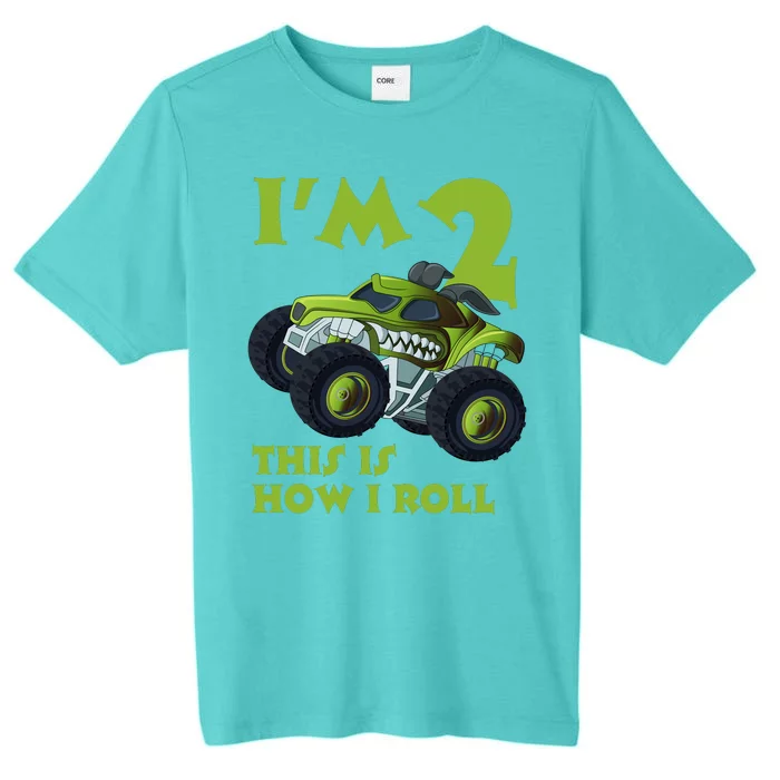 I'm 2 This Is How I Roll Monster Truck ChromaSoft Performance T-Shirt