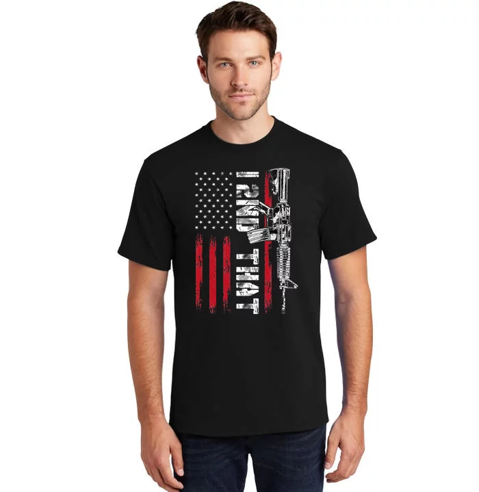 I 2nd That Second Amendment Pro Gun American Flag Patriotic Tall T-Shirt