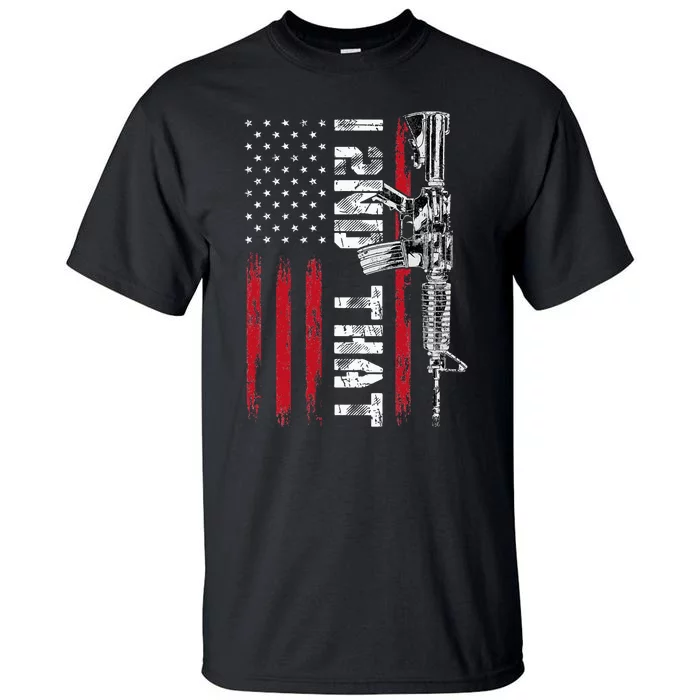 I 2nd That Second Amendment Pro Gun American Flag Patriotic Tall T-Shirt