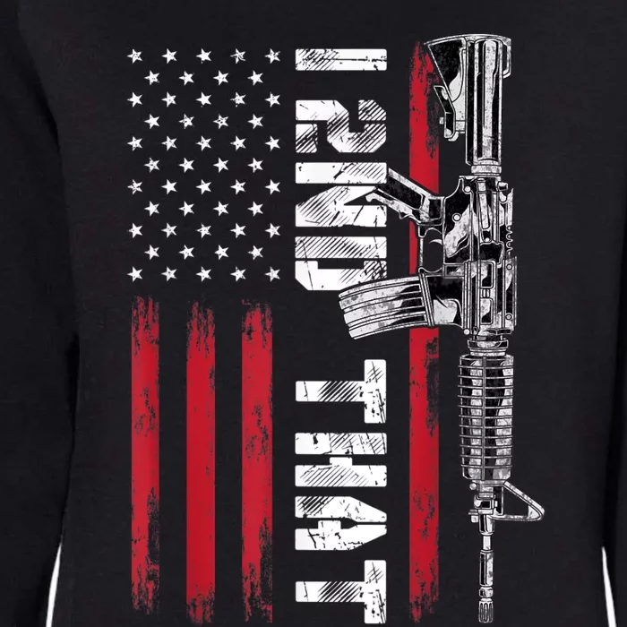 I 2nd That Second Amendment Pro Gun American Flag Patriotic Womens California Wash Sweatshirt