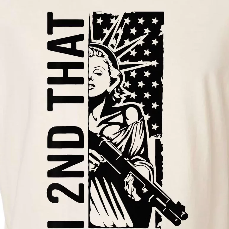 I 2nd That Second Amendment Pro Gun Rights Usa Garment-Dyed Women's Muscle Tee