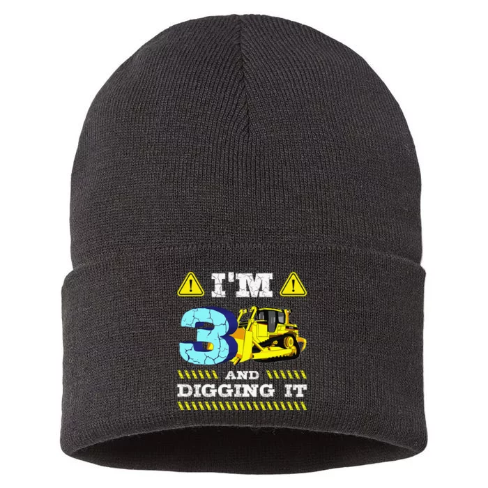 Im 3 And Digging ItI'm 3 And Digging ItIm Digging Being 3 Sustainable Knit Beanie