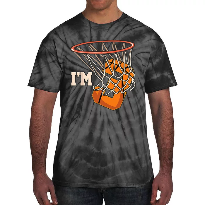 Im 3 Basketball Theme Birthday Party Celebration 3rd Tie-Dye T-Shirt