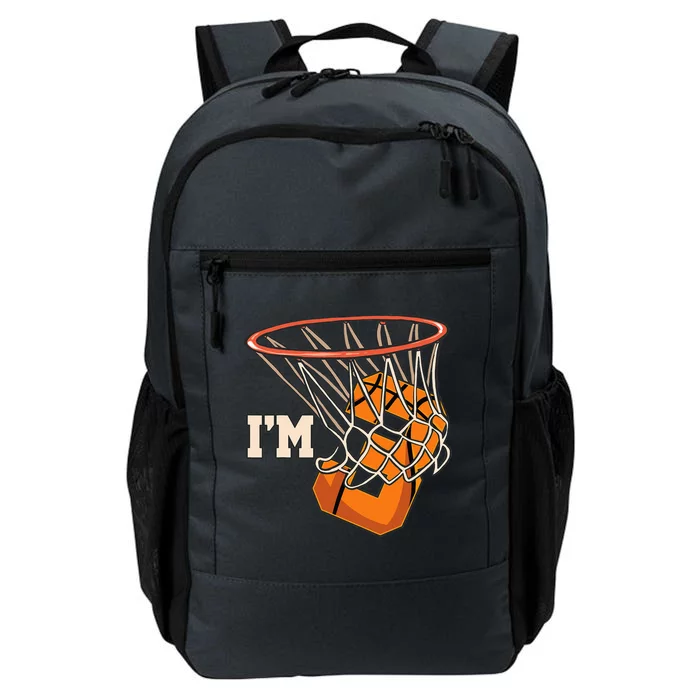 I'm 3 Basketball Theme Birthday Party Celebration 3rd Daily Commute Backpack