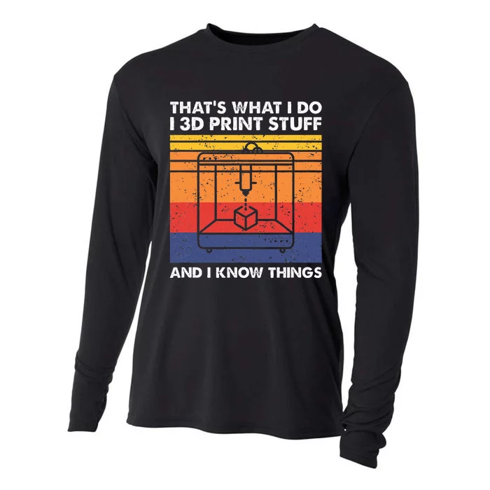 I 3d Print Stuff And I Know Things Funny 3d Printer Owner Cooling Performance Long Sleeve Crew