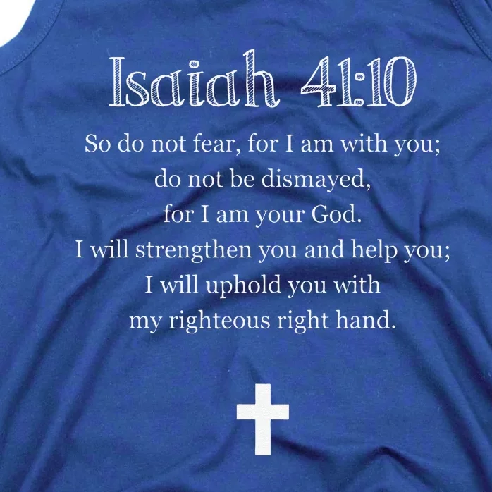 Isaiah 4110 Bible Verse Scripture Christians Tank Top