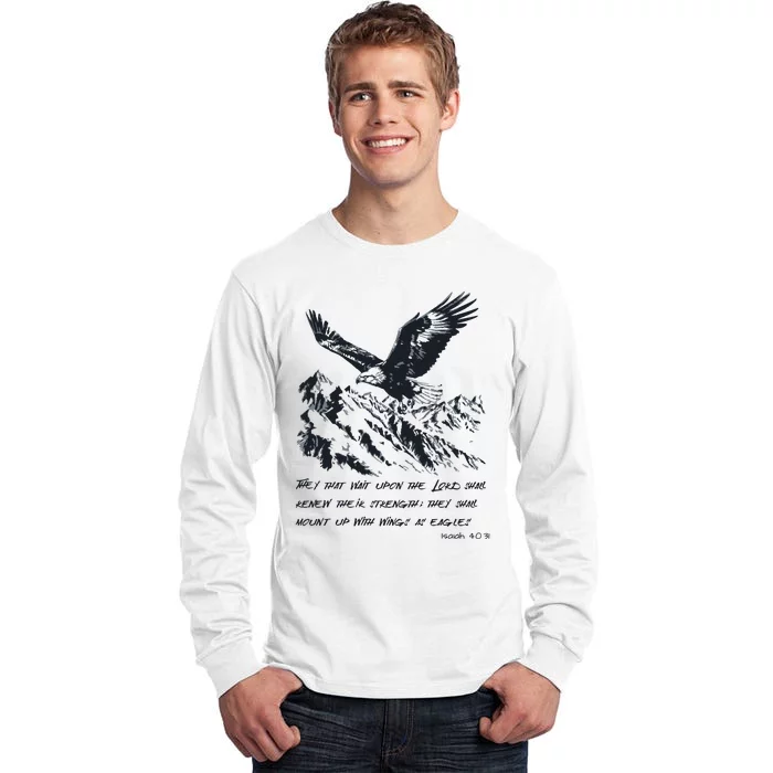 Isaiah 40:31 Bible Quote Christian Faith Tall Long Sleeve T-Shirt