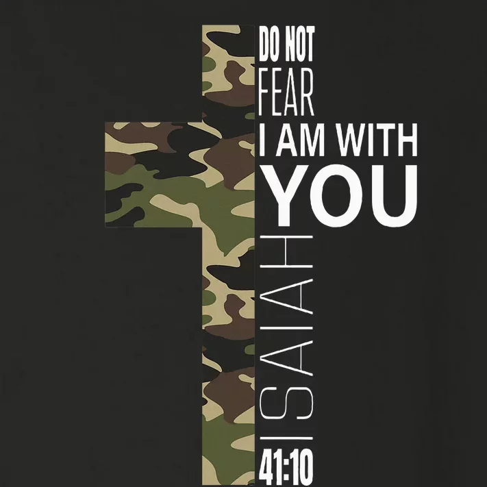 Isaiah 4110 Do Not Fear Faith Christian Verse Camo Easter Toddler Long Sleeve Shirt