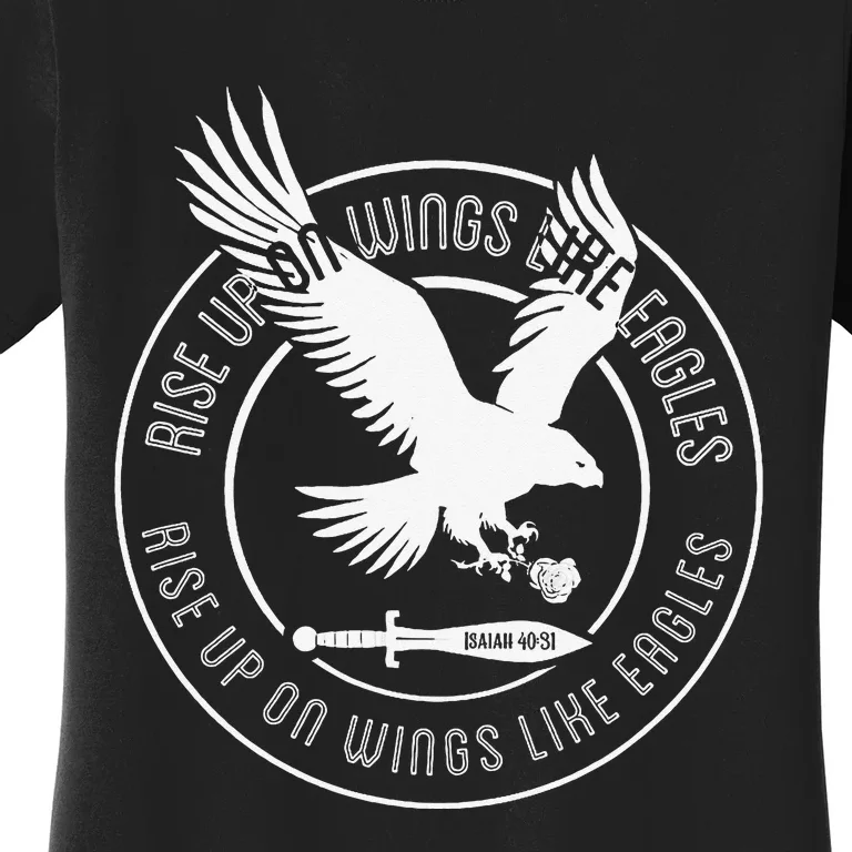 Isaiah 4031 Eagle logo Women's T-Shirt