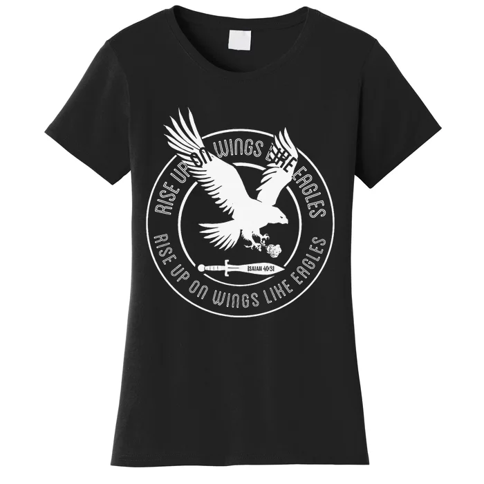 Isaiah 4031 Eagle logo Women's T-Shirt