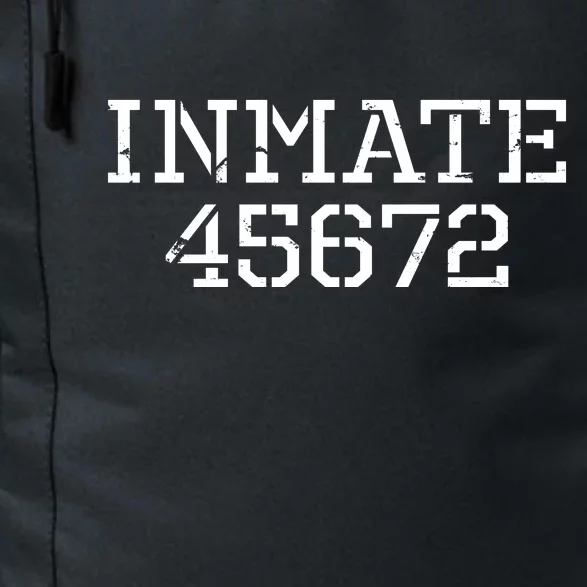 Inmate 45672 Jail Halloween Costume Daily Commute Backpack